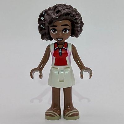 Figurine Aliya, Red Top, With Skirt du set 42678
