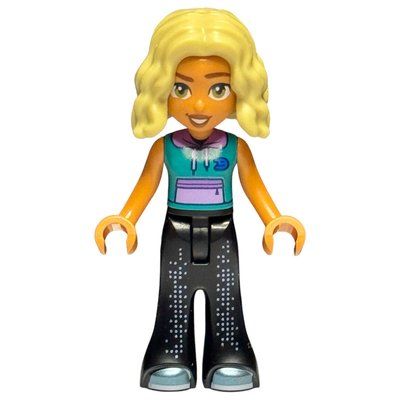Minifigurka Nova, Dark Turquoise Top, Black Pants z zestawu 42685