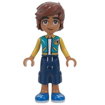 Figurine Leo, Dark Turquoise Jacket, Dark Blue Pants du set 42705