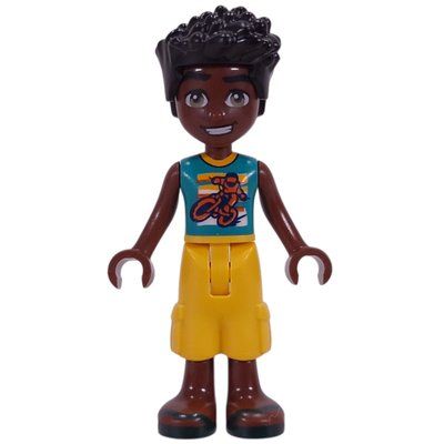 Figurine Zac, Dark Turquoise Top, Yellow Pants du set 42691