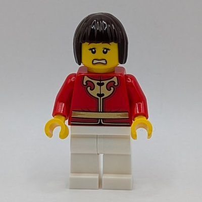 Figurine Dragon Operator, White Legs, Dark Brown Hair du set 40915