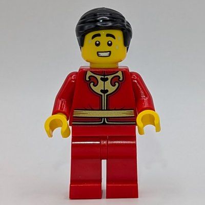 Figurine Dragon Operator, Red Legs, Black Hair du set 40915