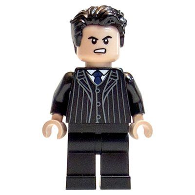 Minifigure Bruce Wayne, Striped Suit del set 30726