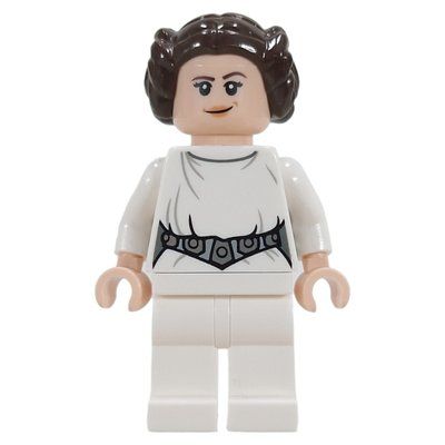 Minifigur Princess Leia, White Robe (SMART Play) aus Set 75423