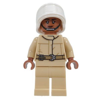 Minifigur Rebel Crew, Sienna Brown Head aus Set 75423
