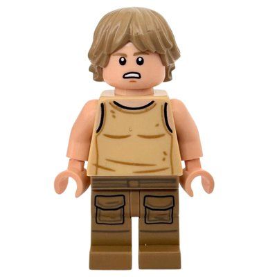 Minifigur Luke Skywalker, Dagobah Outfit (SMART Play) aus Set 75422