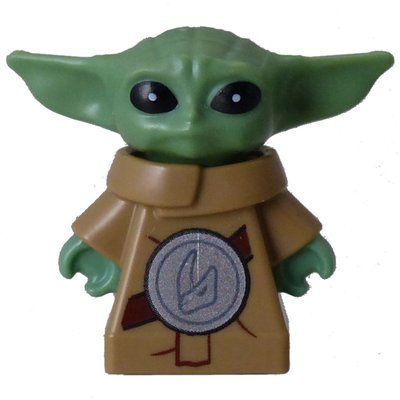 Figurine Grogu, 7789 Body, Mandalorian Apprentice du set 75446