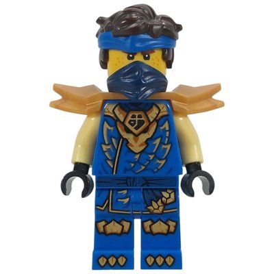 Minifigure Jay, Shoulder Armor (Draconus Robes) del set 71862