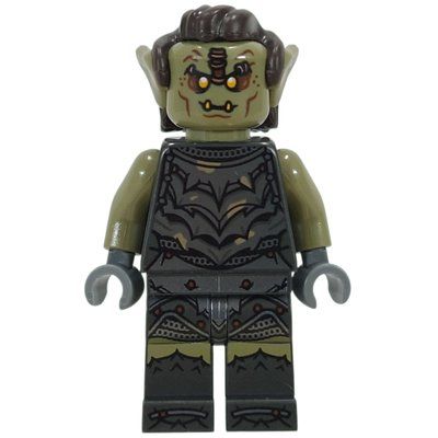 Figurine Orc, Olive Green, Yellow Eyes du set 40893