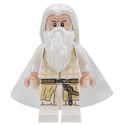 Minifiguur Gandalf the White (28621 Head) uit set 11377