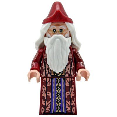 Figurine Albus Dumbledore, Dark Red Robe with Dark Purple Trim du set 76478