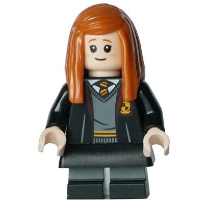Figurine Ginny Weasley, Open Gryffindor Robes, Short Legs, Skirt du set 76473