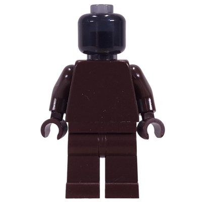 Figurine Monochrome, Dark Brown with Trans-Black Head du set 910061