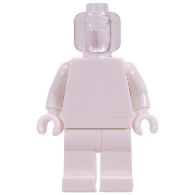 Figurine Monochrome, White with Trans-Clear Head du set 910061