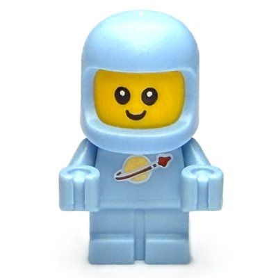 Minifigure Classic Space Baby, Bright Light Blue del set 11374