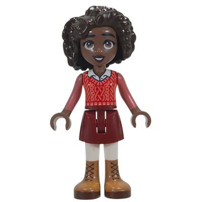 Figurine Aliya, Coral Shirt, Dark Red Skirt du set 42705