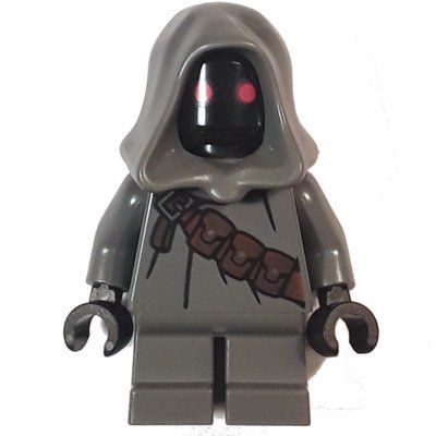 Minifigura Jawa, Red Eyes, Strap over Right Shoulder del set 75453