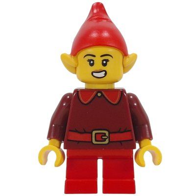 Figurine Elf - Dark Red Torso, Red Legs du set 60510