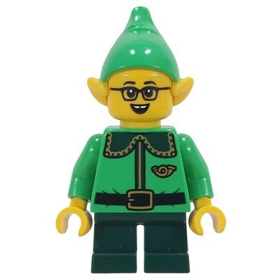 Figurine Elf - Bright Green Torso, Dark Green Legs du set 60510