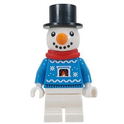 Figurine Snowman, Dark Azure Sweater du set 60510