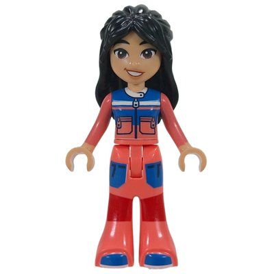 Minifigure Liann, Winter Outfit from set 42698
