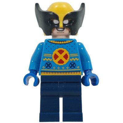 Minifiguur Wolverine, Christmas Sweater uit set 76340