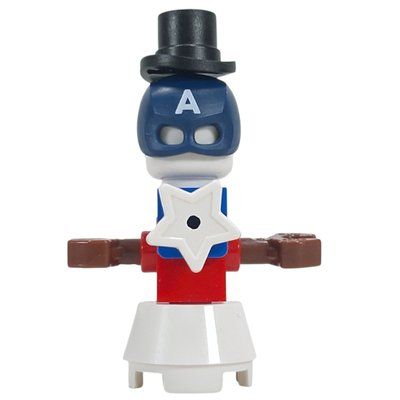Minifiguur Captain America Snowman uit set 76340