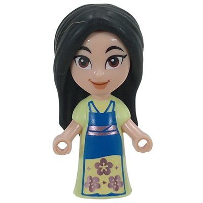 Minifigure Mulan, Microdoll from set 43298