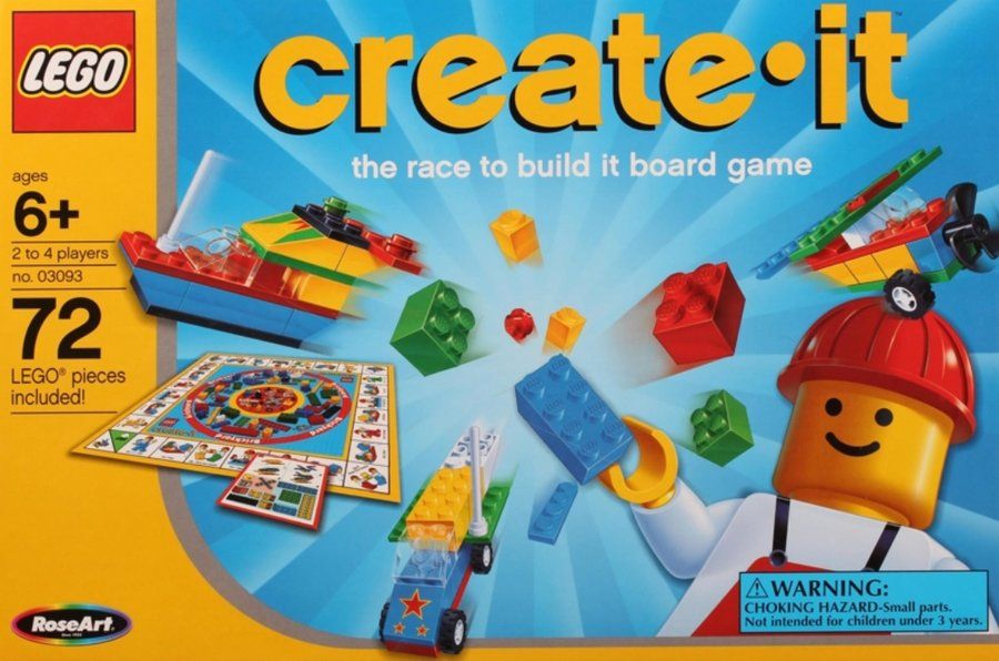 LEGO 03093 The Race to Build It Board Game