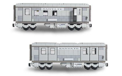 LEGO 10025 Santa Fe Cars - Set I (mail or baggage car)