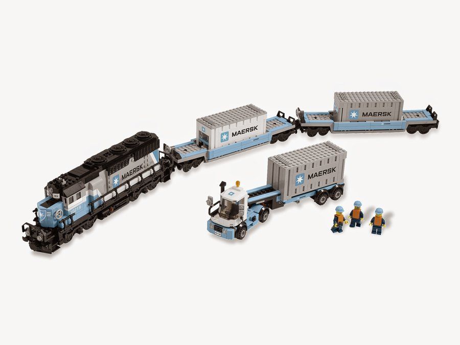 LEGO 10219 Maersk Container Train