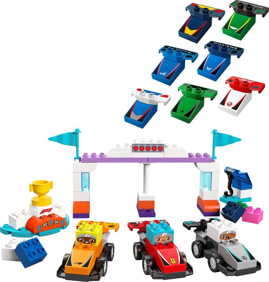 LEGO 10445 F1 Team Race Cars & Drivers