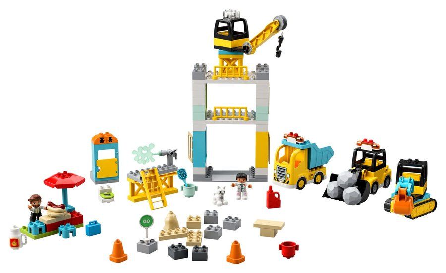 LEGO 10933 La Grue et les engins de construction