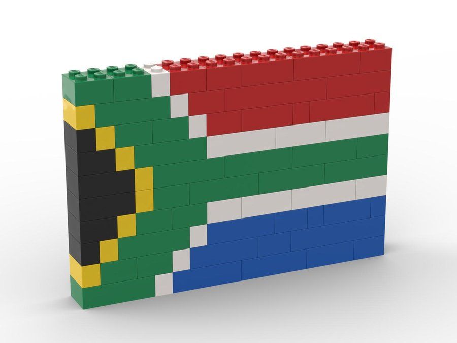 LEGO 1869 South African Flag