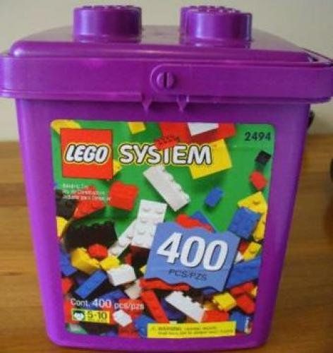 LEGO 2494 400-Piece Purple Bucket