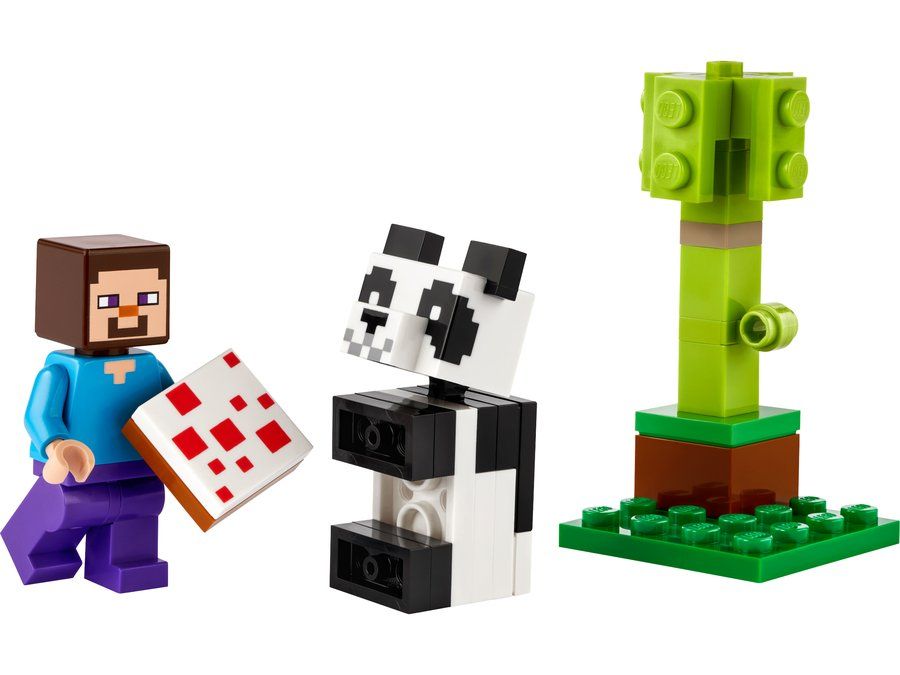 LEGO 30672 Steve and Baby Panda