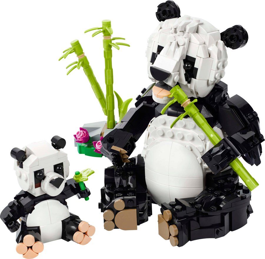 LEGO 31165 Animaux Sauvages : la Famille de Pandas
