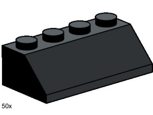LEGO 3497 2 x 4 Roof Tile Black