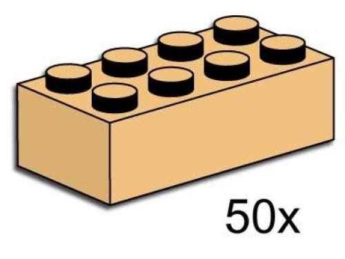 LEGO 3730 2 x 4 Tan Bricks