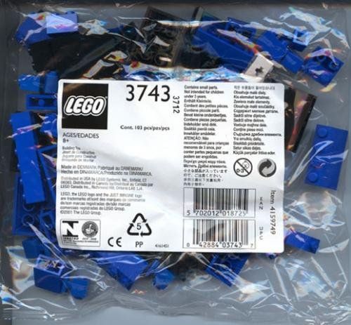 LEGO 3743 Locomotive Blue Bricks