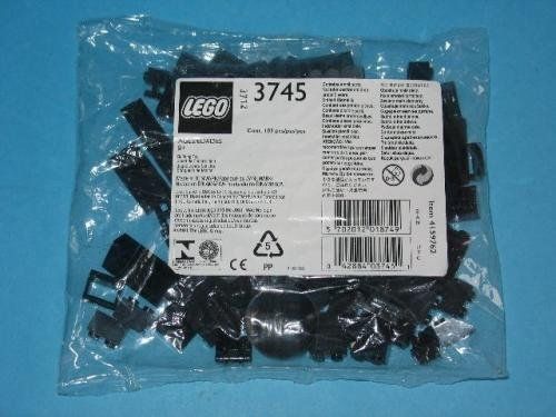 LEGO 3745 Locomotive Black Bricks