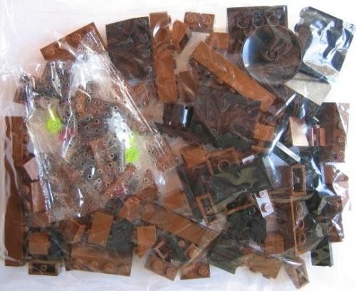 LEGO 3746 Locomotive Brown Bricks