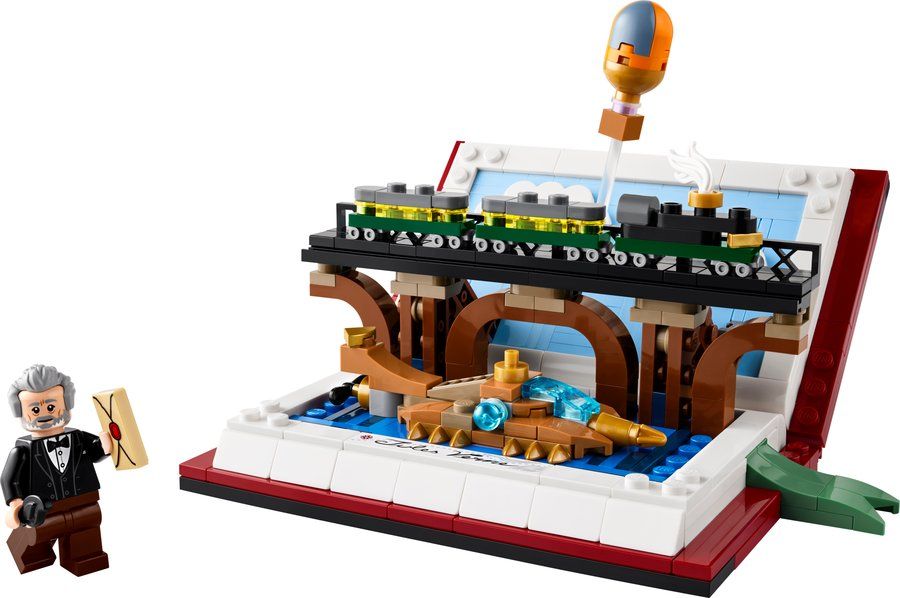 LEGO 40690 Tribute to Jules Verne's Books