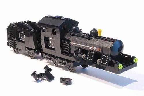 LEGO 4186868 Large Train Engine with Tender Black (Motorizable, sets 4534, 4535)