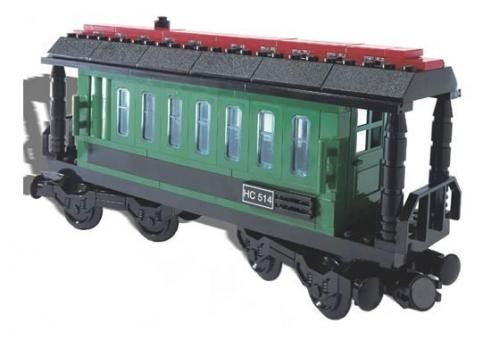 LEGO 4186872 Passenger Wagon Green (White Box)