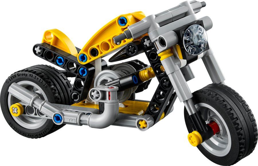 LEGO 42225 Yellow Motorcycle
