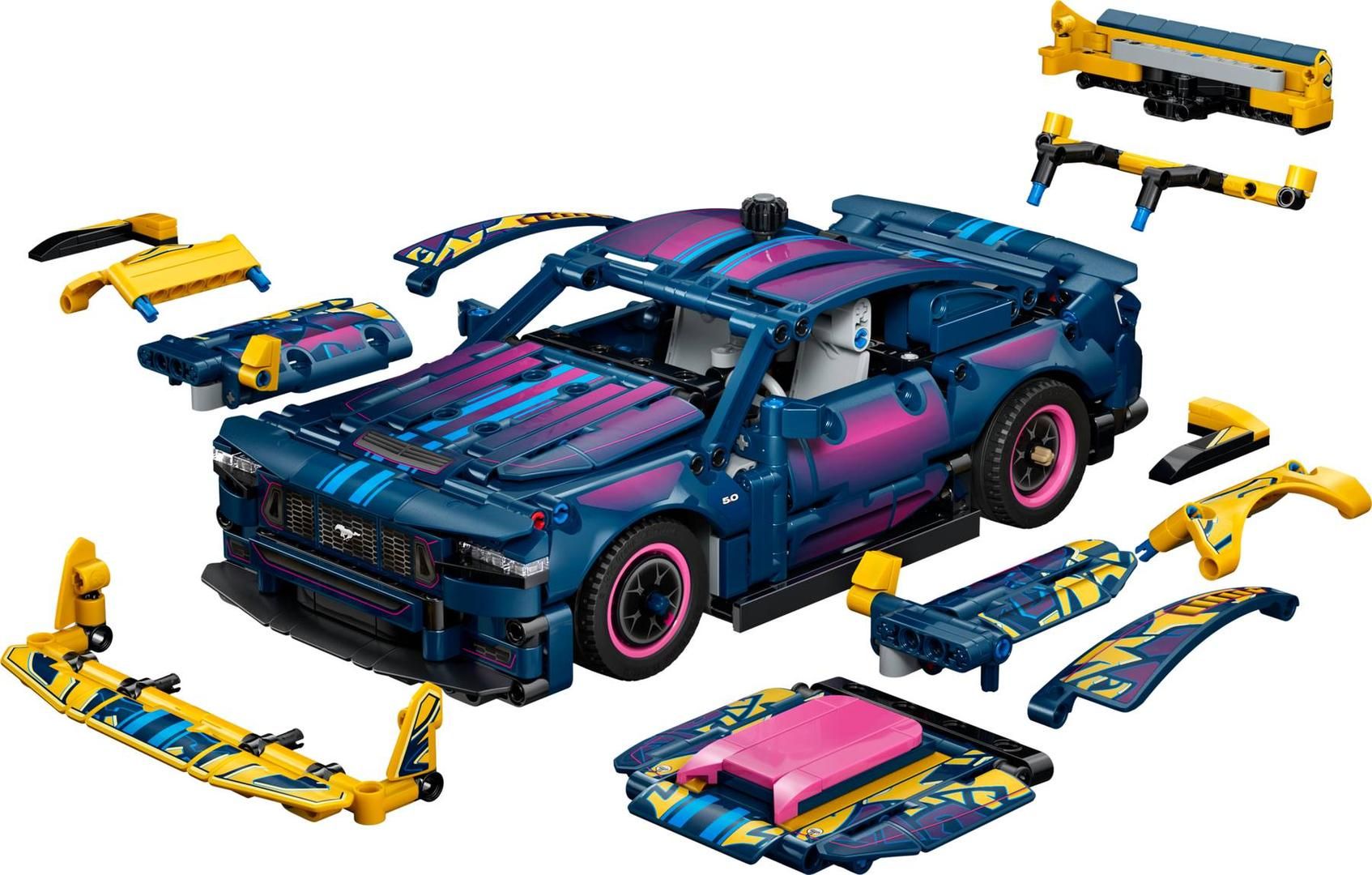 LEGO 42236 Custom Garage Ford Mustang GT Car