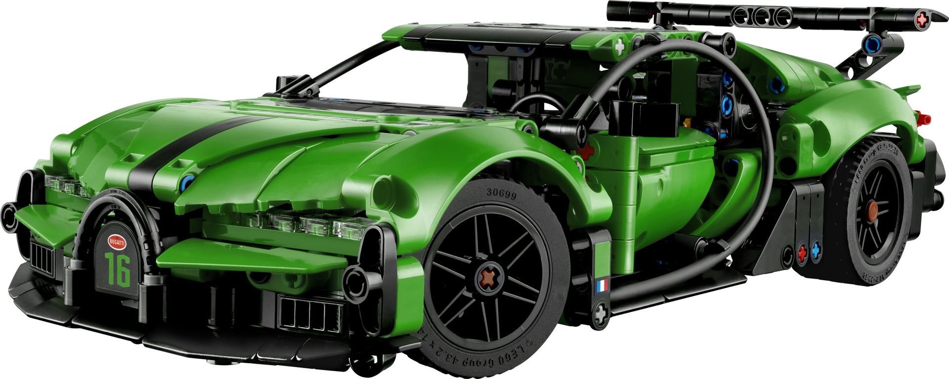 LEGO 42241 Green Bugatti Chiron Pur Sport Hypercar