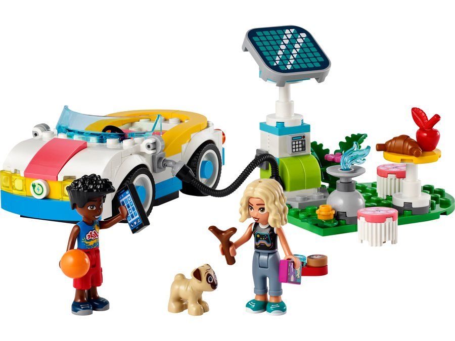 LEGO 42609 La Voiture Électrique et la Borne de Recharge