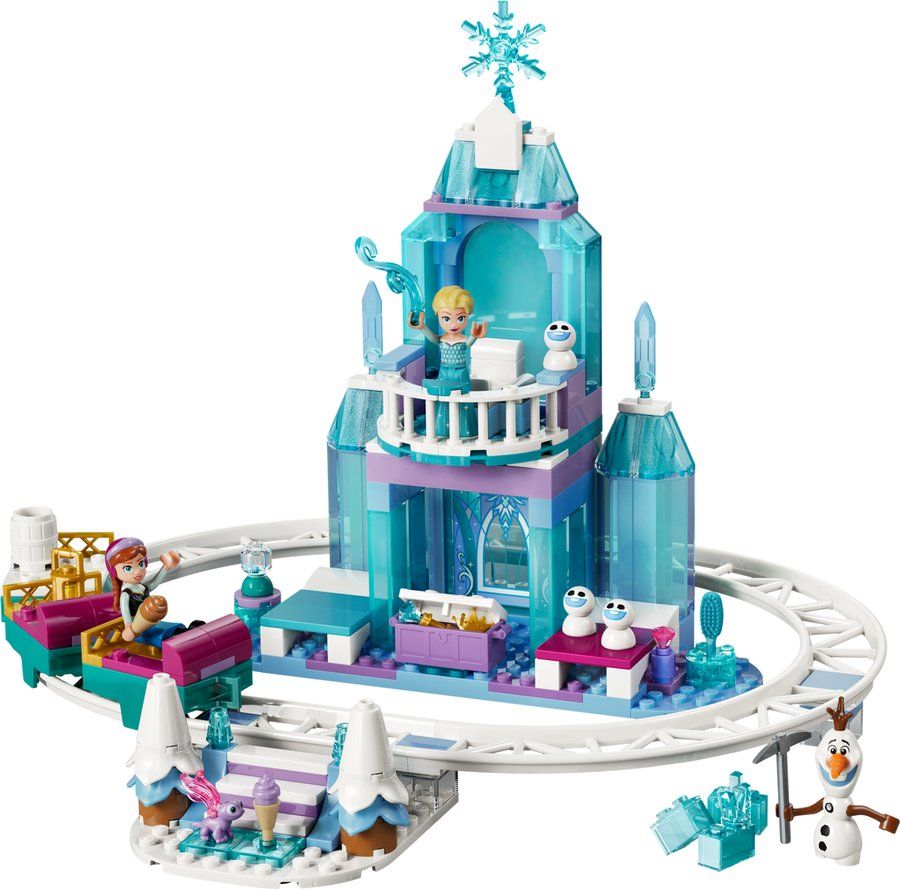 LEGO 43281 Elsa's Ice Castle & Snow Ride Adventure